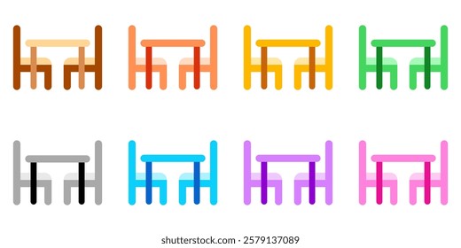 Editable dining room vector icon. Part of a big icon set family. Perfect for web and app interfaces, presentations, infographics, etc
