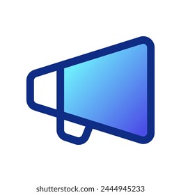 Editable director bullhorn, megaphone, marketing vector icon. Movie, cinema, entertainment. Part of a big icon set family. Perfect for web and app interfaces, presentations, infographics, etc