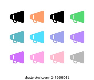 Editable director bullhorn, megaphone, marketing vector icon. Movie, cinema, entertainment. Part of a big icon set family. Perfect for web and app interfaces, presentations, infographics, etc