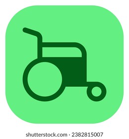 Editable disability, wheelchair access vector icon. Part of a big icon set family. Perfect for web and app interfaces, presentations, infographics, etc