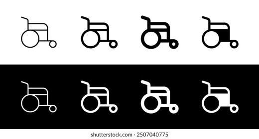 Editable disability, wheelchair access vector icon. Part of a big icon set family. Perfect for web and app interfaces, presentations, infographics, etc
