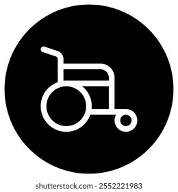 Editable disability, wheelchair access vector icon. Part of a big icon set family. Perfect for web and app interfaces, presentations, infographics, etc
