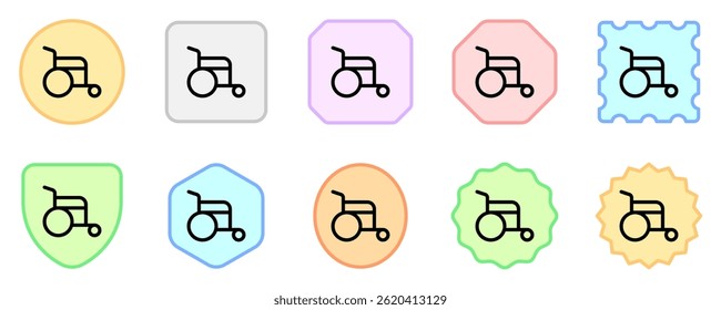 Editable disability, wheelchair access vector icon. Part of a big icon set family. Perfect for web and app interfaces, presentations, infographics, etc