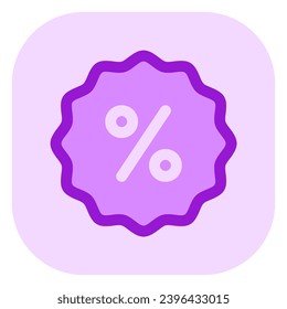 Editable discount badge vector icon. Part of a big icon set family. Perfect for web and app interfaces, presentations, infographics, etc