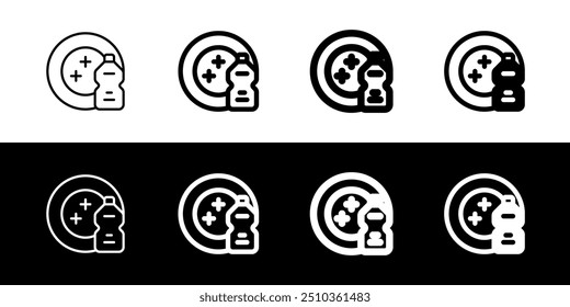 Editable dish washing vector icon. Part of a big icon set family. Perfect for web and app interfaces, presentations, infographics, etc