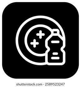 Editable dish washing vector icon. Part of a big icon set family. Perfect for web and app interfaces, presentations, infographics, etc