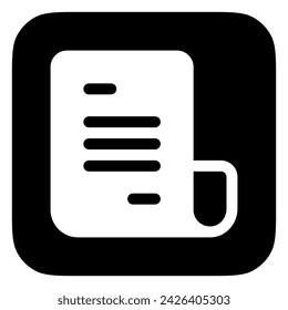 Editable document vector icon. Part of a big icon set family. Perfect for web and app interfaces, presentations, infographics, etc