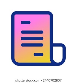 Editable document vector icon. Part of a big icon set family. Perfect for web and app interfaces, presentations, infographics, etc