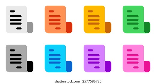 Editable document vector icon. Part of a big icon set family. Perfect for web and app interfaces, presentations, infographics, etc