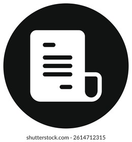 Editable document vector icon. Part of a big icon set family. Perfect for web and app interfaces, presentations, infographics, etc