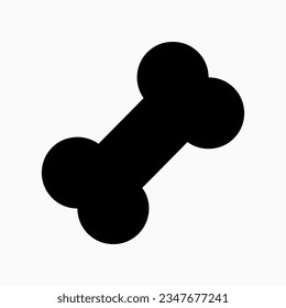 Editable dog chewing bone vector icon. Veterinary, animal, pet care, pet shop. Part of a big icon set family. Perfect for business, web and app interfaces, presentations, infographics, etc