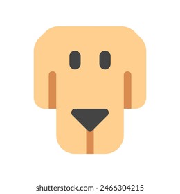 Editable dog head vector icon. Veterinary, animal, pet care, pet shop. Part of a big icon set family. Perfect for business, web and app interfaces, presentations, infographics, etc