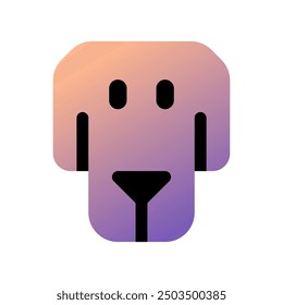 Editable dog head vector icon. Veterinary, animal, pet care, pet shop. Part of a big icon set family. Perfect for business, web and app interfaces, presentations, infographics, etc