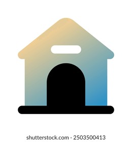 Editable doghouse, kennel vector icon. Veterinary, animal, pet care, pet shop. Part of a big icon set family. Perfect for business, web and app interfaces, presentations, infographics, etc