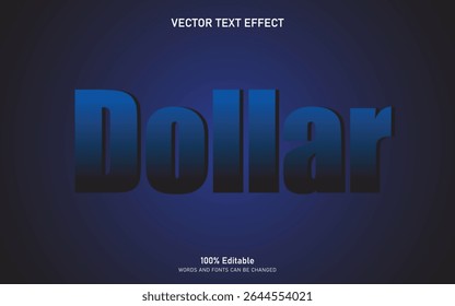 Modelo de efeito de texto 3d Doller editável