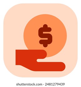 Editable donation hand gesture vector icon. Part of a big icon set family. Perfect for web and app interfaces, presentations, infographics, etc