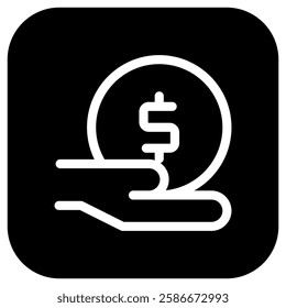 Editable donation hand gesture vector icon. Part of a big icon set family. Perfect for web and app interfaces, presentations, infographics, etc