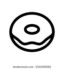 Editable donut vector icon. Bakery, coffee shop, restaurant, drink, beverages. Part of a big icon set family. Perfect for web and app interfaces, presentations, infographics, etc