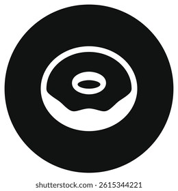 Editable donut vector icon. Bakery, coffee shop, restaurant, drink, beverages. Part of a big icon set family. Perfect for web and app interfaces, presentations, infographics, etc
