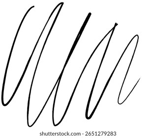 Diseño de flecha Doodle editable Negro