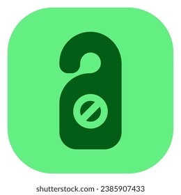 Editable door tag vector icon. Part of a big icon set family. Perfect for web and app interfaces, presentations, infographics, etc