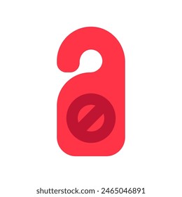 Icono de Vector de etiqueta de puerta editable. Parte de una gran familia de iconos. Perfecto para interfaces de Web y App, presentaciones, infografías, etc