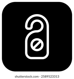 Editable door tag vector icon. Part of a big icon set family. Perfect for web and app interfaces, presentations, infographics, etc