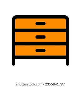 Editable drawer vector icon. Part of a big icon set family. Perfect for web and app interfaces, presentations, infographics, etc