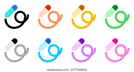 Editable drawing, pen vector icon. Part of a big icon set family. Perfect for web and app interfaces, presentations, infographics, etc