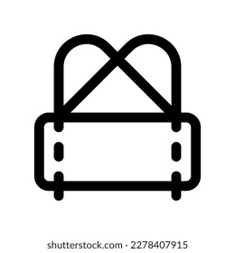 Editable duffel bag, gym bag vector icon. Part of a big icon set family. Perfect for web and app interfaces, presentations, infographics, etc