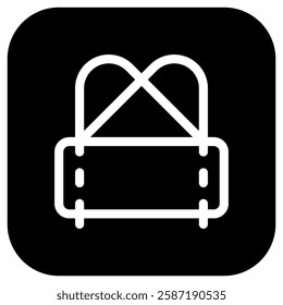 Editable duffel bag, gym bag vector icon. Part of a big icon set family. Perfect for web and app interfaces, presentations, infographics, etc