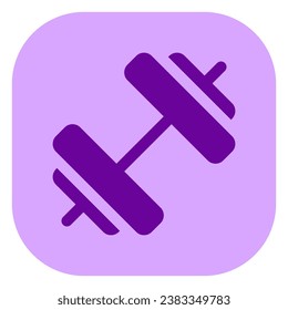 Editable dumbbell vector icon. Part of a big icon set family. Perfect for web and app interfaces, presentations, infographics, etc