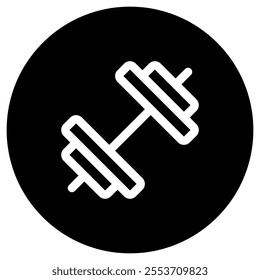 Editable dumbbell vector icon. Part of a big icon set family. Perfect for web and app interfaces, presentations, infographics, etc