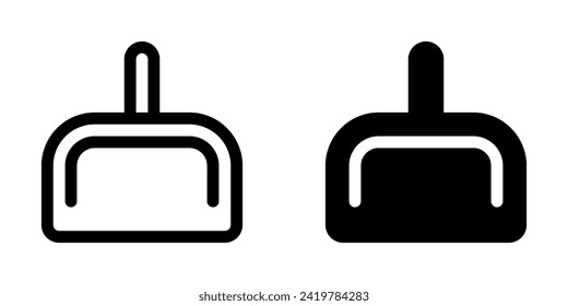 Editable dustpan vector icon. Part of a big icon set family. Perfect for web and app interfaces, presentations, infographics, etc