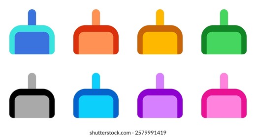 Editable dustpan vector icon. Part of a big icon set family. Perfect for web and app interfaces, presentations, infographics, etc