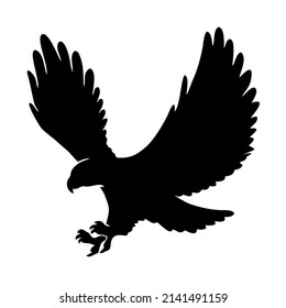 editable eagle vector design template and illustration