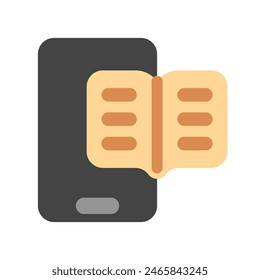 Editable e-book reader app vector icon. Online learning, course, tutorial. Part of a big icon set family. Perfect for web and app interfaces, presentations, infographics, etc