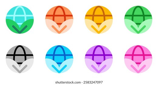 Editable eco-friendly, environmentally friendly, ecology, leaves, earth, planet vector icon. Part of a big icon set family. Perfect for web and app interfaces, presentations, infographics, etc