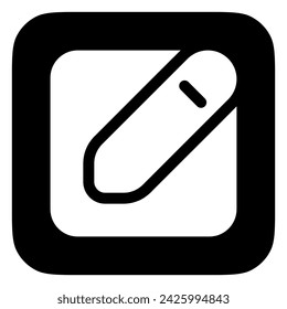 Editable edit text, type new, compose vector icon. Part of a big icon set family. Perfect for web and app interfaces, presentations, infographics, etc