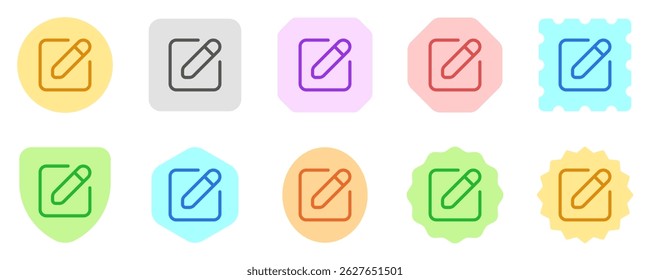 Texto editável, digite novo, ícone de vetor de composição. Parte de uma grande família de conjuntos de ícones. Perfeito para interfaces web e app, apresentações, infográficos, etc