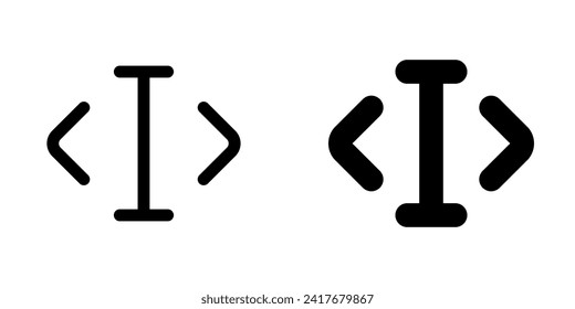 Editable edit text vector icon. Part of a big icon set family. Perfect for web and app interfaces, presentations, infographics, etc