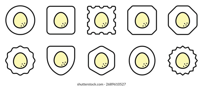 Editable egg vector icon. Part of a big icon set family. Perfect for web and app interfaces, presentations, infographics, etc