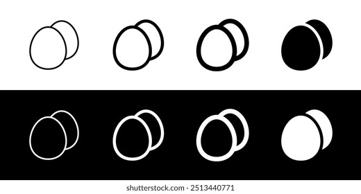 Editable eggs vector icon. Bakery, cooking, food, ingredients. Part of a big icon set family. Perfect for web and app interfaces, presentations, infographics, etc