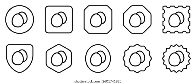 Editable eggs vector icon. Bakery, cooking, food, ingredients. Part of a big icon set family. Perfect for web and app interfaces, presentations, infographics, etc