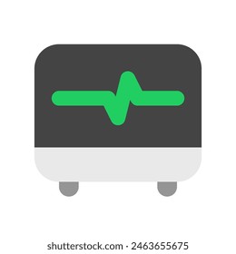 Editable ekg, heartbeat vector icon. Part of a big icon set family. Perfect for web and app interfaces, presentations, infographics, etc
