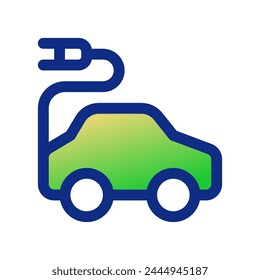 Icono de Vector eléctrico editable. Medio ambiente, ecología, ecológico. Parte de una gran familia de iconos. Perfecto para interfaces de Web y App, presentaciones, infografías, etc