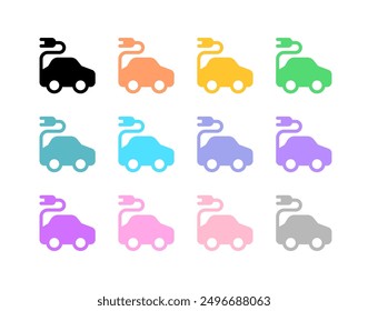 Editable electric vehicle vector icon. Environment, ecology, eco-friendly. Part of a big icon set family. Perfect for web and app interfaces, presentations, infographics, etc