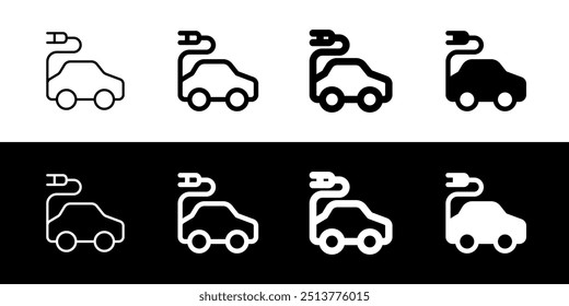 Editable electric vehicle vector icon. Environment, ecology, eco-friendly. Part of a big icon set family. Perfect for web and app interfaces, presentations, infographics, etc