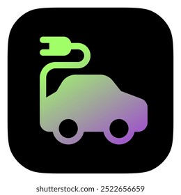 Editable electric vehicle vector icon. Environment, ecology, eco-friendly. Part of a big icon set family. Perfect for web and app interfaces, presentations, infographics, etc