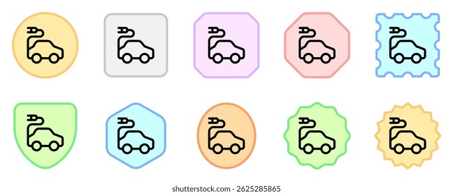 Editable electric vehicle vector icon. Environment, ecology, eco-friendly. Part of a big icon set family. Perfect for web and app interfaces, presentations, infographics, etc
